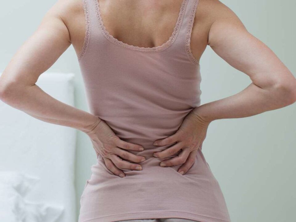 Symptoms of lumbar osteochondrosis