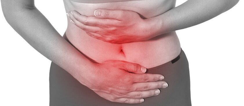 Abdominal pain may occur due to osteochondrosis