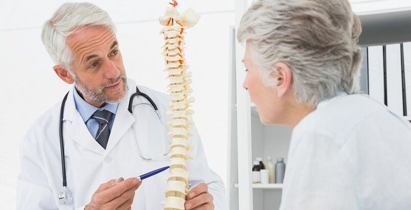 Attract experts with signs of osteochondrosis