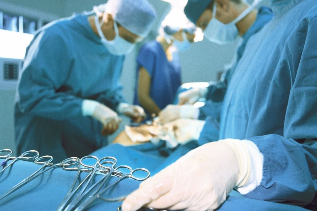 Surgical treatment of osteochondrosis